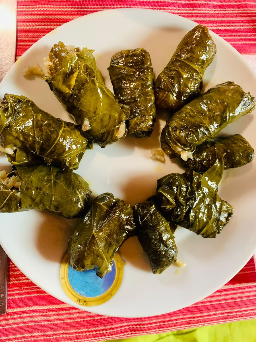 Hand-rolled dolmades